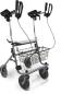 Preview: Arthritis-Rollator Cristallo 2 mit Unterarmauflage, silber